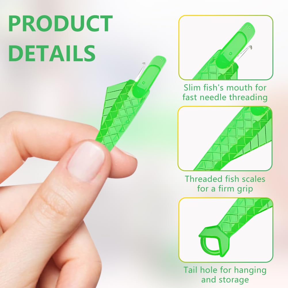 Fish Mouth Automatic Needle Threader, Quick Sewing Threading Tool (5)