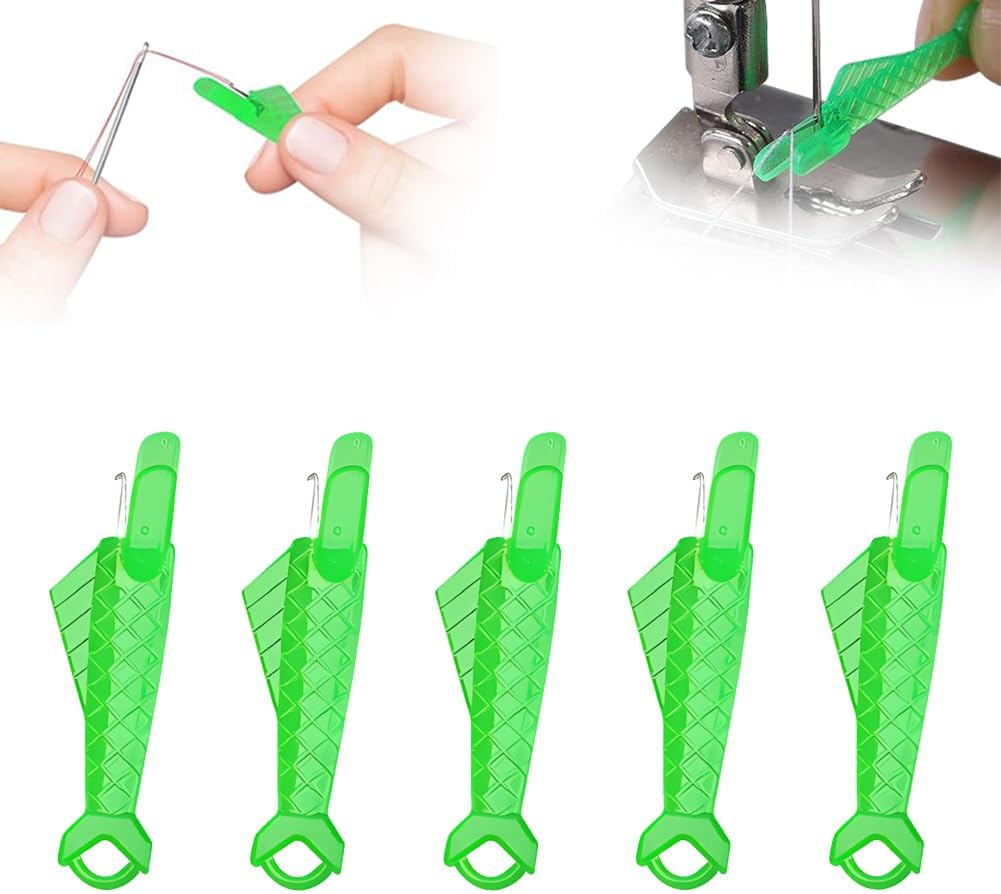 Fish Mouth Automatic Needle Threader, Quick Sewing Threading Tool (5)
