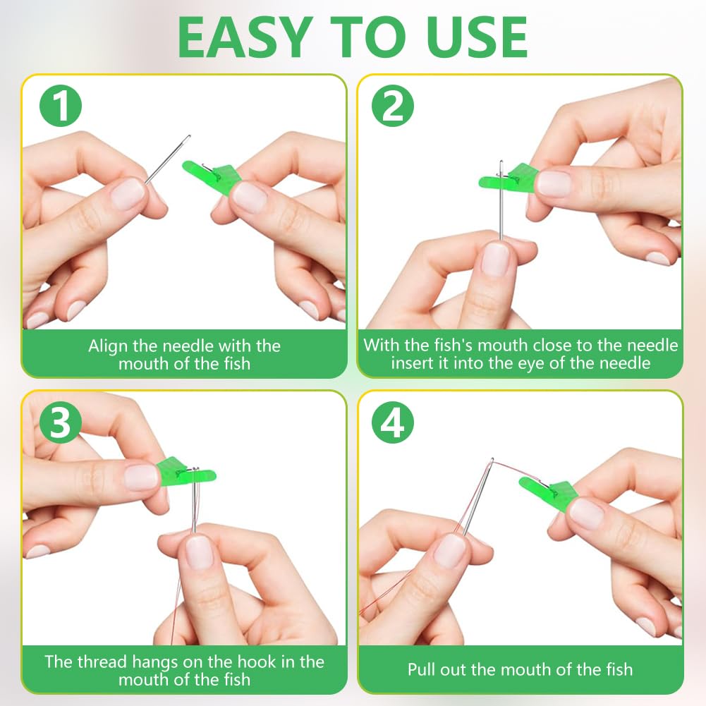 Fish Mouth Automatic Needle Threader, Quick Sewing Threading Tool (5)