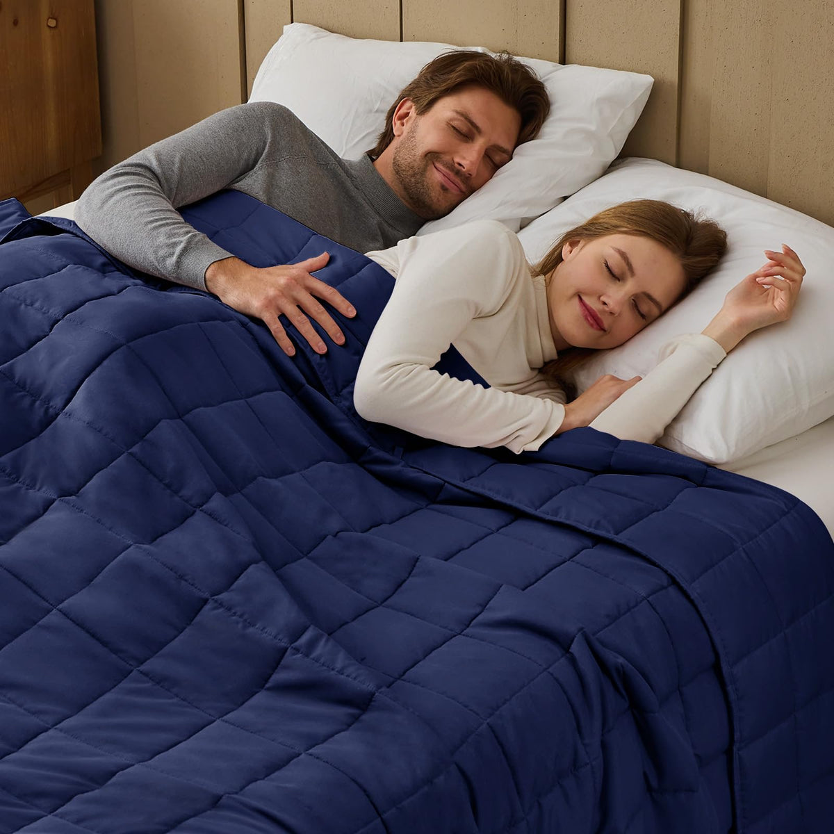 Weighted Blanket for Adults 20lbs, 48"x72", Twin Full Size Cooling Heavy Throw Blanket for 180-220lbs, Microfiber Soft Big Blankets Weighted Comforter, Grey