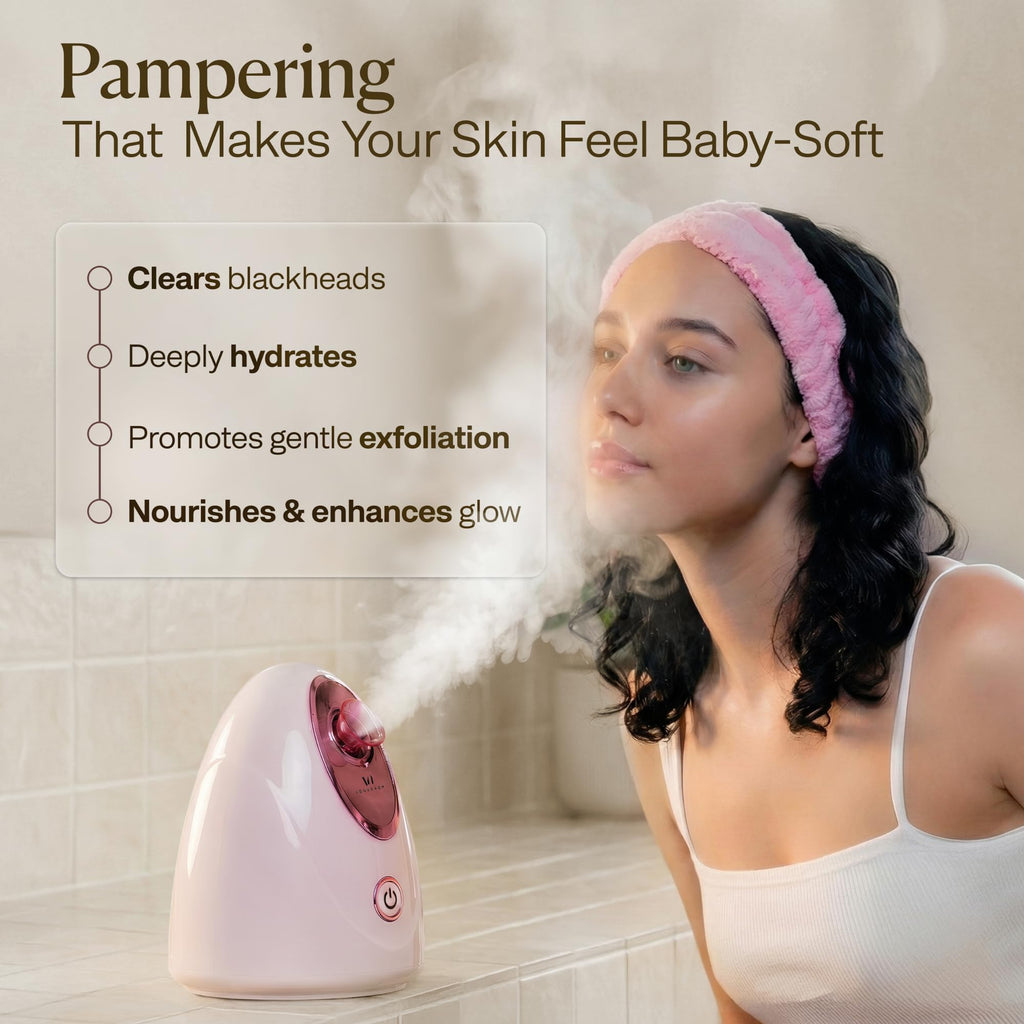 Facial Steamer Spa Kit with 17 Spa Tools for Complete At-Home Facial