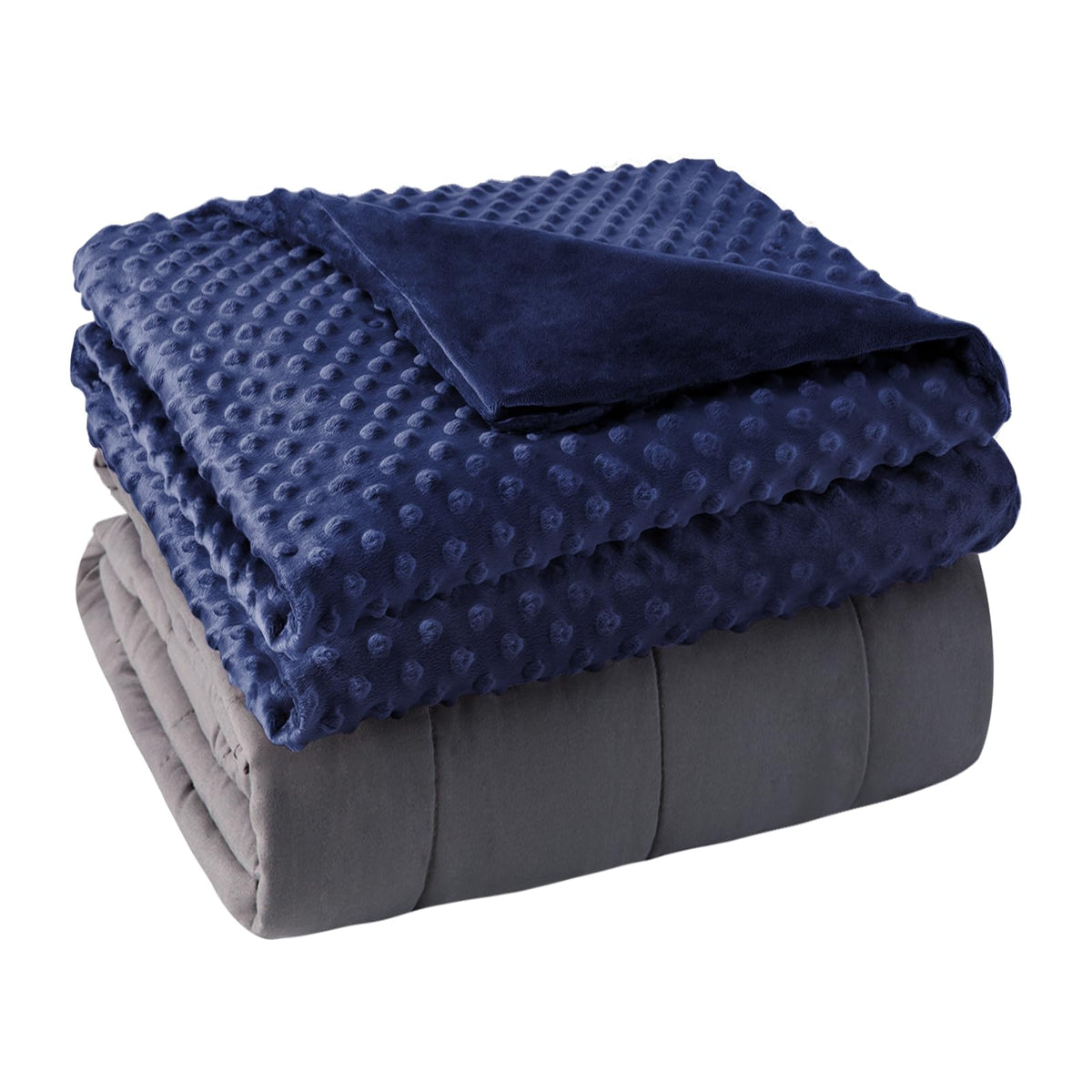 Weighted Blanket for Adults 20lbs, 48"x72", Twin Full Size Cooling Heavy Throw Blanket for 180-220lbs, Microfiber Soft Big Blankets Weighted Comforter, Grey
