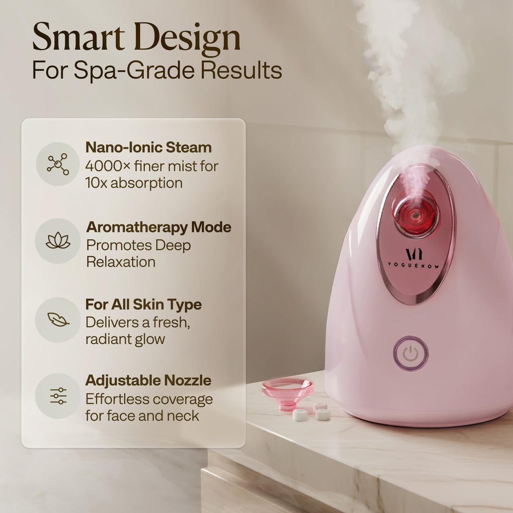 Facial Steamer Spa Kit with 17 Spa Tools for Complete At-Home Facial