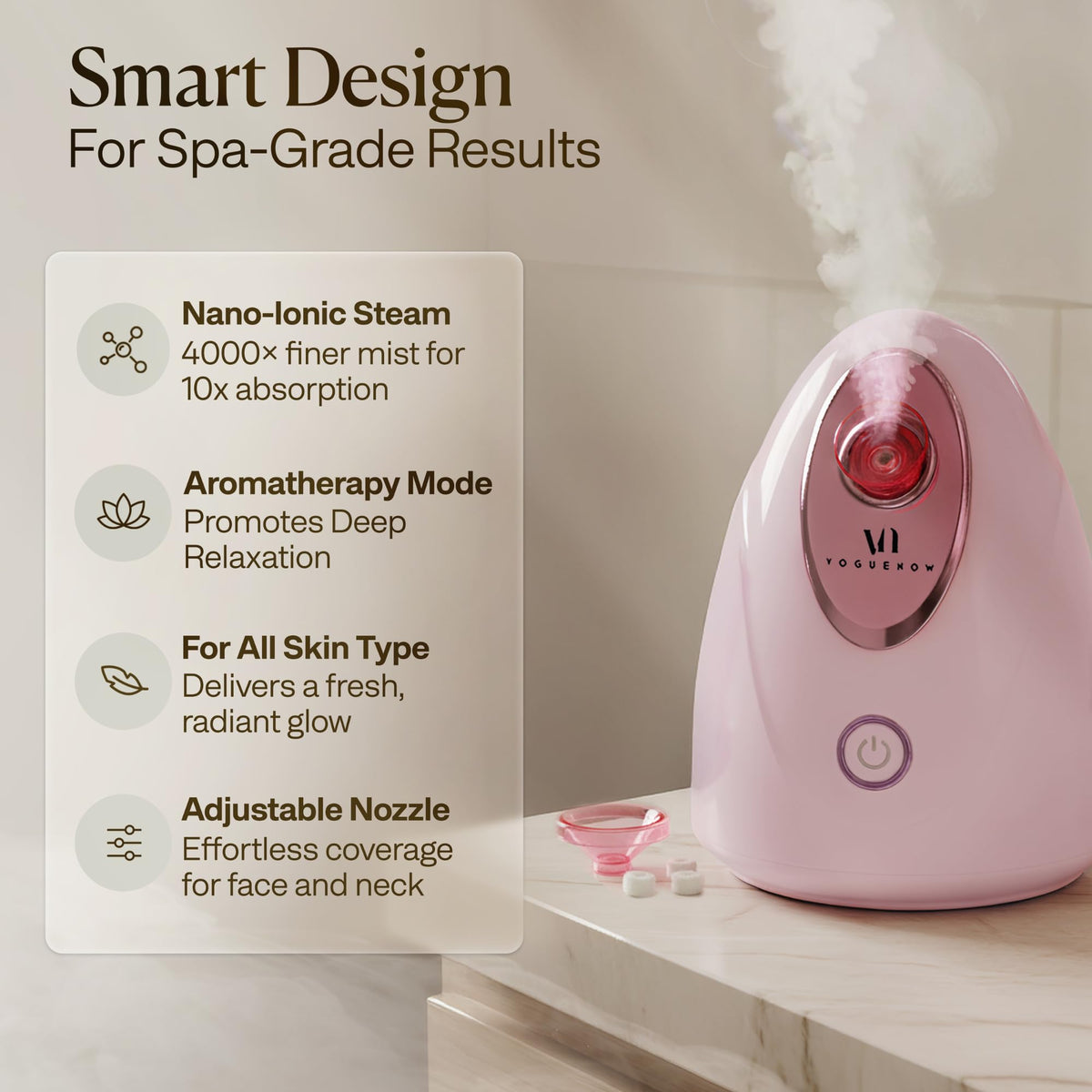 Facial Steamer Spa Kit with 17 Spa Tools for Complete At-Home Facial
